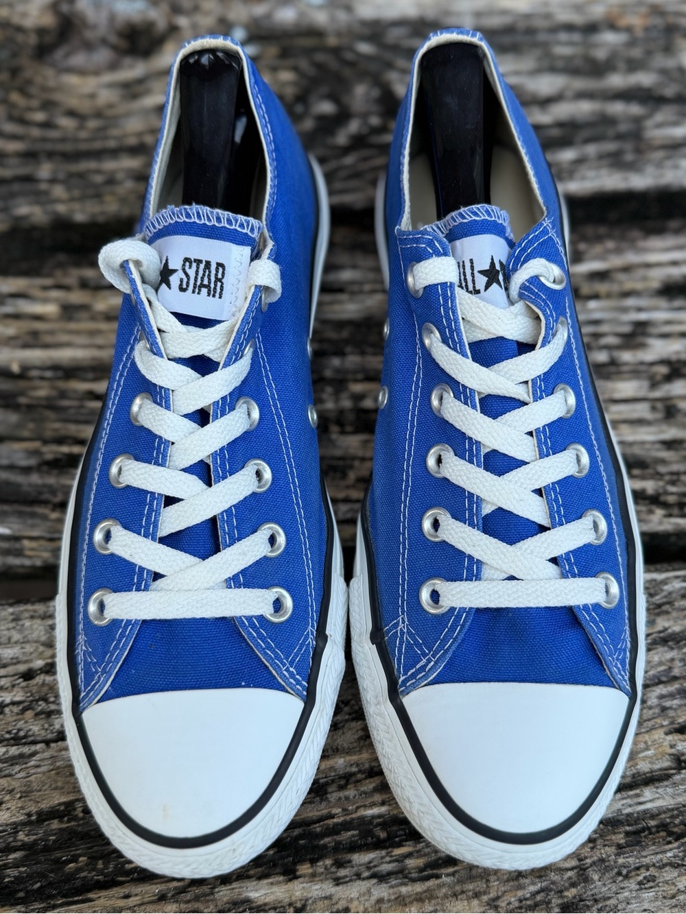 Converse Chuck Taylor All Star Unisex M-8 W-10 Blue Low Top Canvas Sneakers X2